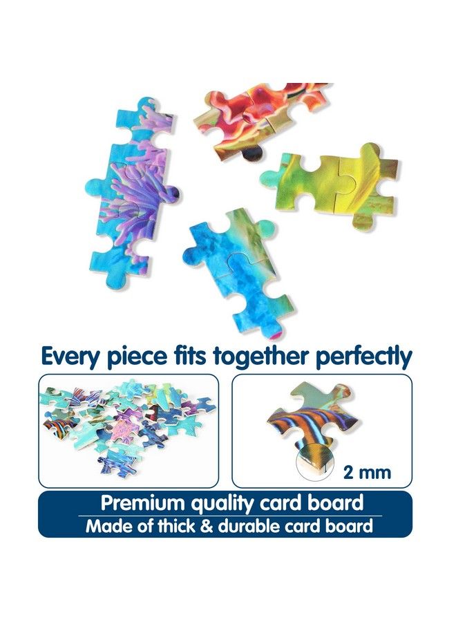 Puzzles For Adults Jigsaw Puzzles 500 Pieces Puzzles For Kids And Adults Undersea World Underwater Paradise Ocean Scene