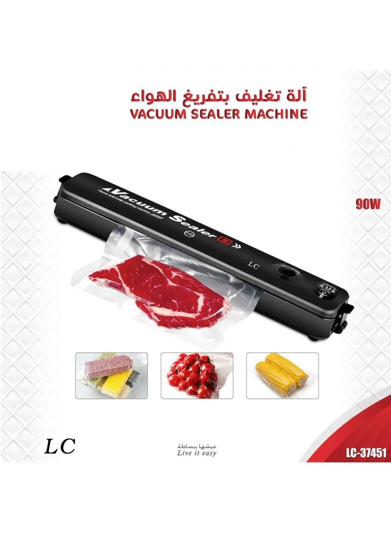 Vacuum Sealer Machine for Food Saver and Storage Packing 90W
