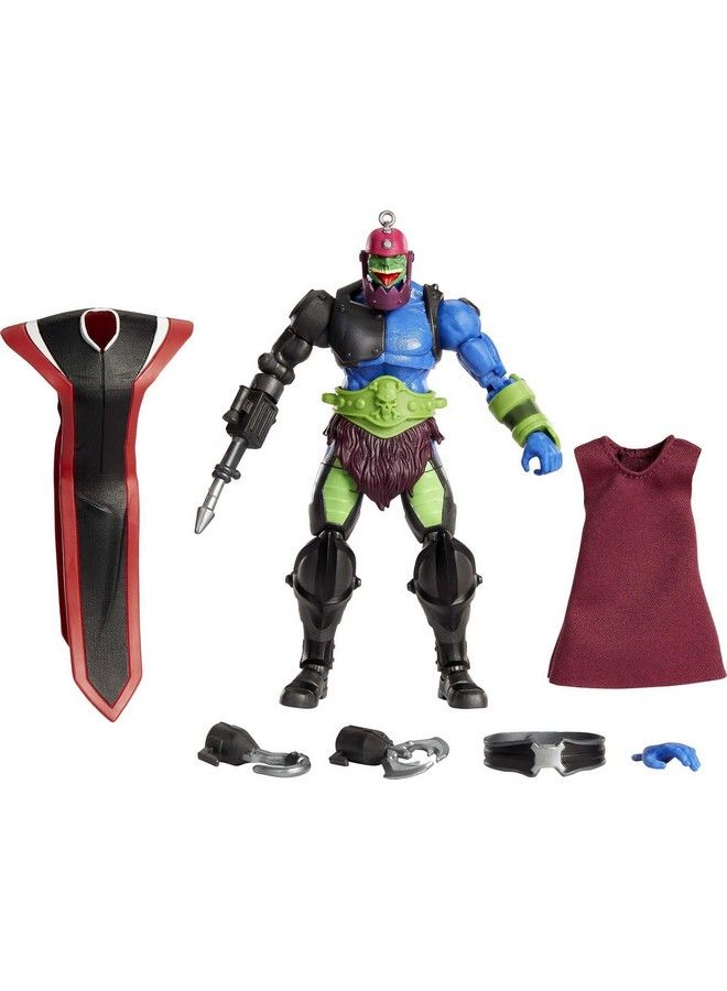 Masterverse Revelation Trap Jaw Action Figure With 30+ Articulated Joints Swappable Hands & 3 Battle Accessories 7 Inch Motu Collectible Gift