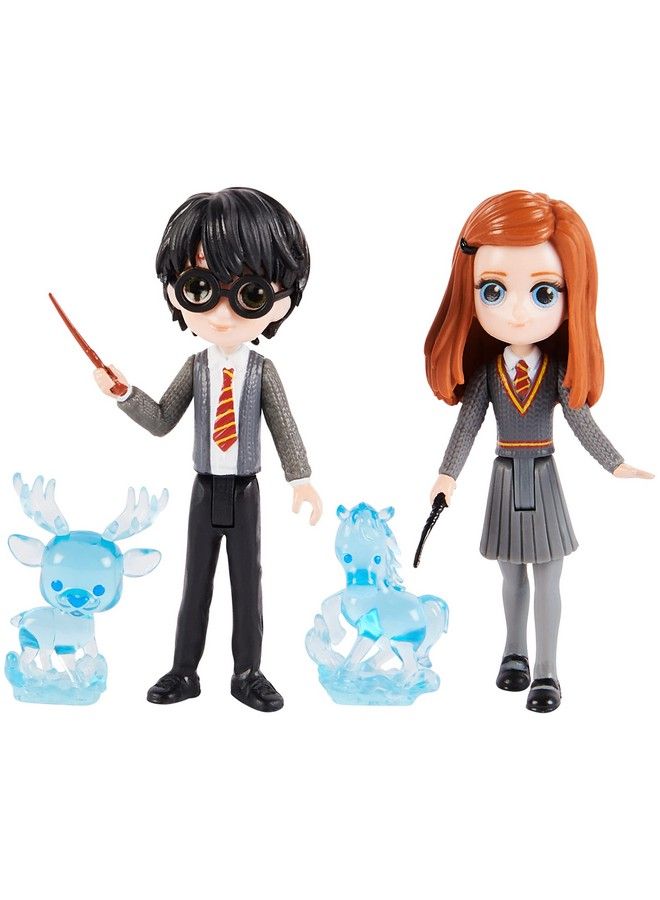 Magical Minis Harry Potter And Ginny Weasley Patronus Friendship Set With 2 Toy Figures And 2 Creatures Kids Toys For Ages 5 And Up