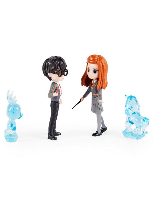 Magical Minis Harry Potter And Ginny Weasley Patronus Friendship Set With 2 Toy Figures And 2 Creatures Kids Toys For Ages 5 And Up