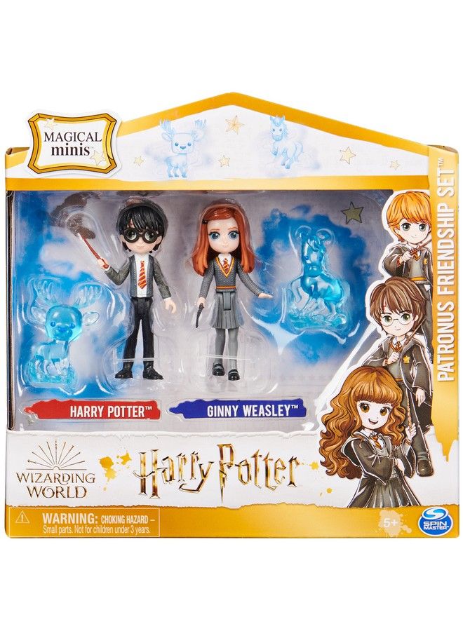 Magical Minis Harry Potter And Ginny Weasley Patronus Friendship Set With 2 Toy Figures And 2 Creatures Kids Toys For Ages 5 And Up