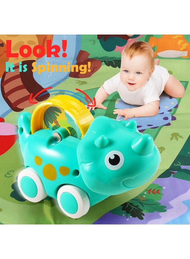 Dinosaur Car Toys For 1 2 Year Old Boy And Girl With Playmat/Storage Bag ; Baby Toys 12 18 Months ;First Birthday Gifts For1 Year Old Infants And Toddlers(9 Sets)