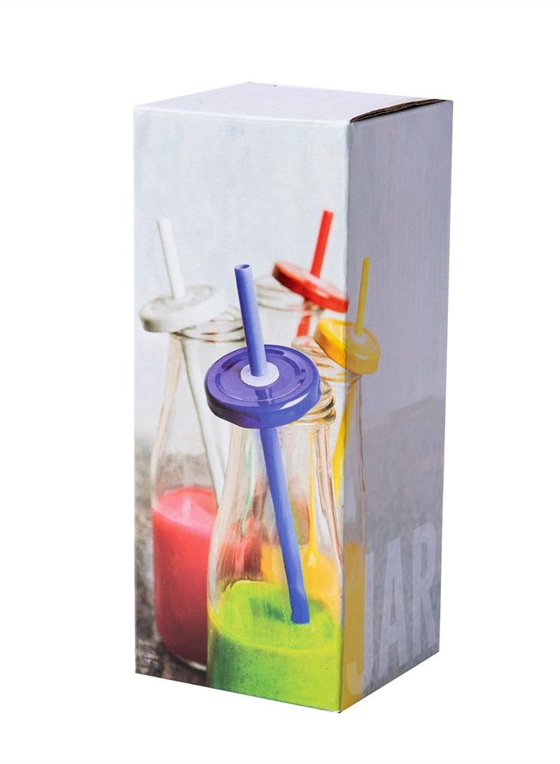 Dogs Lemonade Glass Bottle Watertight Leak-proof Stylish Lemonade Glass Old Fashioned Glass
