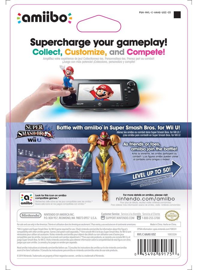 Samus Amiibo (Super Smash Bros Series)