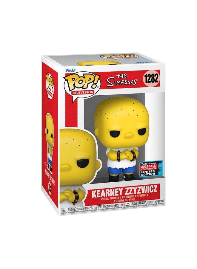 Pop! The Simpsons Kearney Zzyzwicz Nycc 2022 Exclusive Bundle With Pop Protector