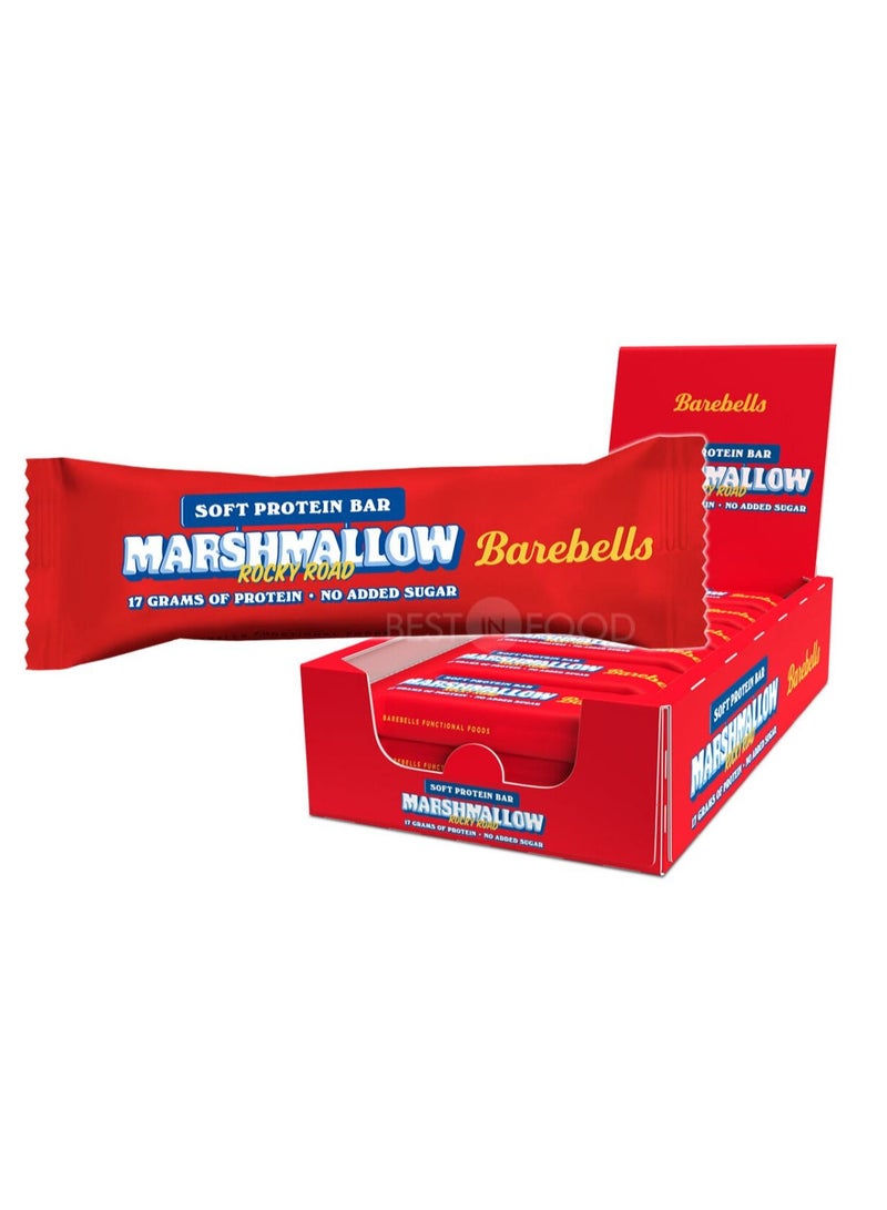 Barbells Protein Bars 55g x 12 pieces (Marshmallow)