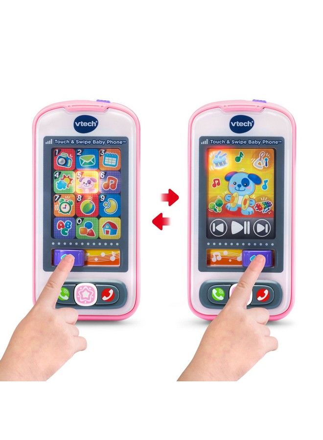 Touch And Swipe Baby Phone Pink