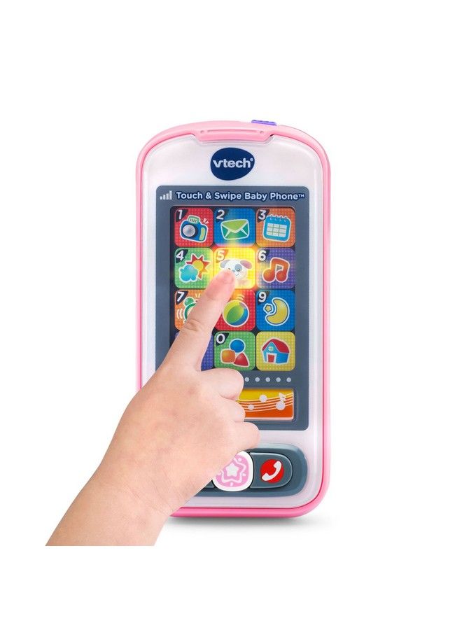 Touch And Swipe Baby Phone Pink