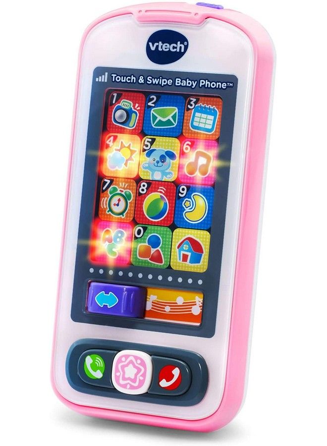 Touch And Swipe Baby Phone Pink