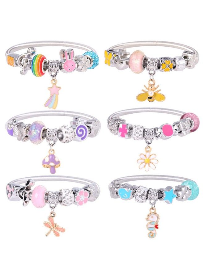 Bracelets For Kids 6Pc Little Girl Friendship Bracelets Charm Bracelet Party Favor Dress Up