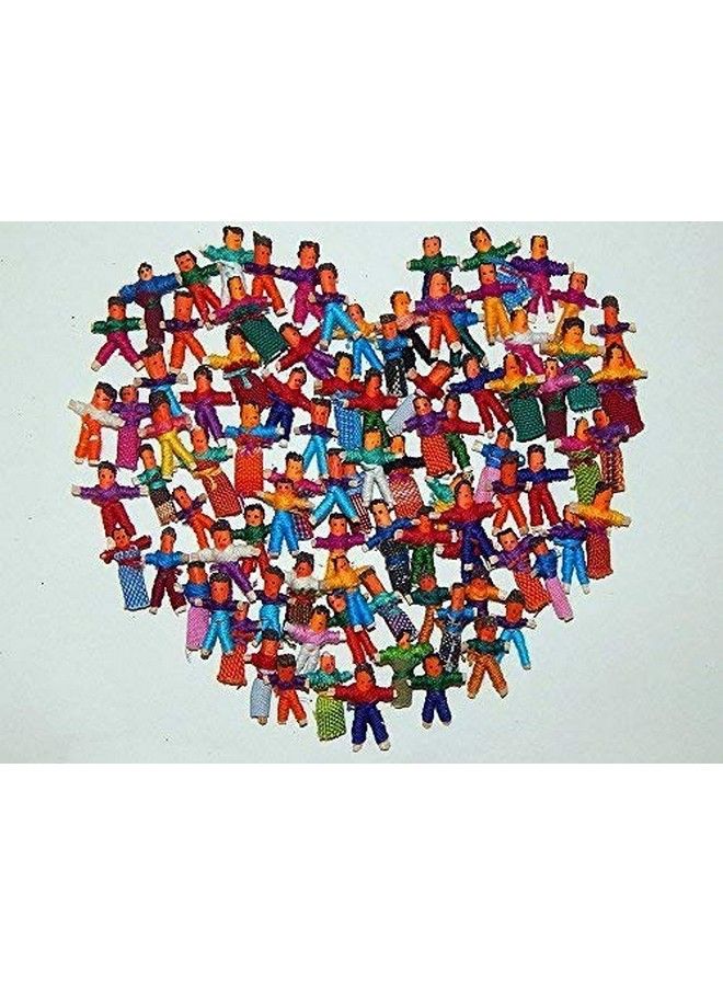 100 Tiny Worry Dolls. 50 Boys And 50 Girls