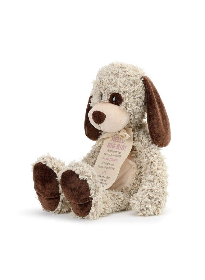 Big Sister Puppy Soft Brown 13 Inch Plush Material Stuffed Animal Figure Toy