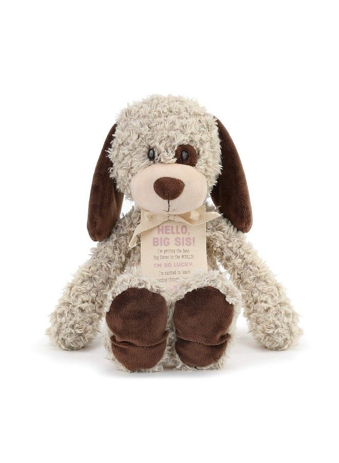 Big Sister Puppy Soft Brown 13 Inch Plush Material Stuffed Animal Figure Toy