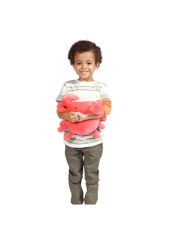 Crabby Abby Velveteen Sea Life Toy Crab Stuffed Animal 12