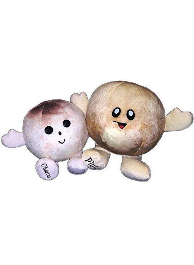 Pluto & Charon Buddy Science Astronomy Space Solar System Educational Plush Blue Planet Toys
