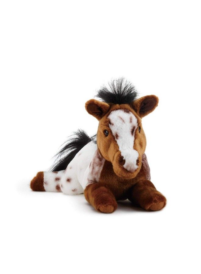 Laying Large Appaloosa Horse Spotted Children'S Plush Stuffed Animal