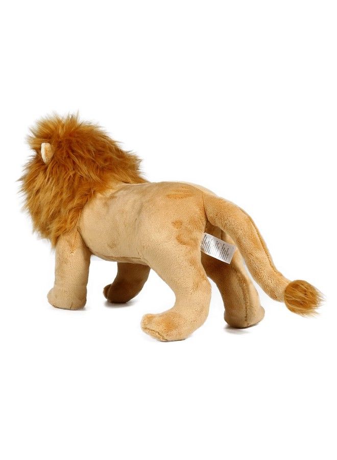 Lion Stuffed Animal Lifelike Plush Toy 12 Inches Length