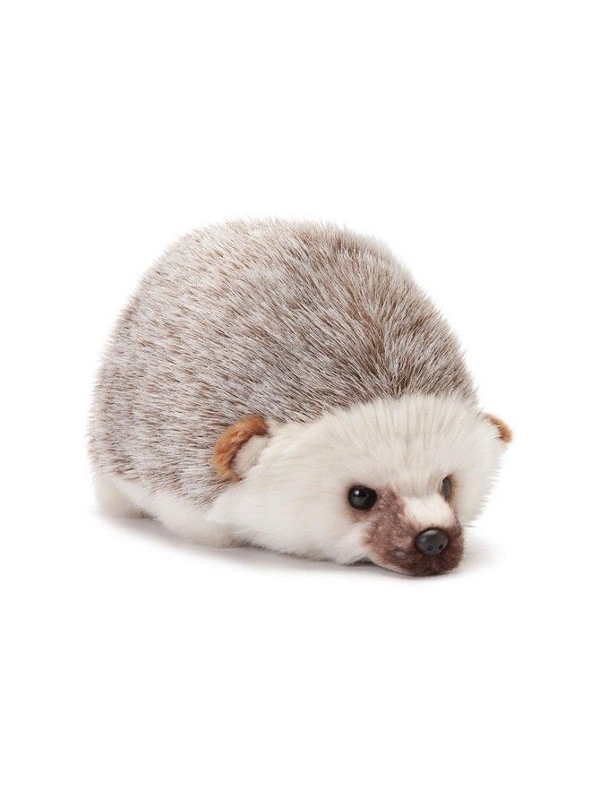 Huddled Small Hedgehog Wispy Chestnut Children'S Plush Stuffed Animal