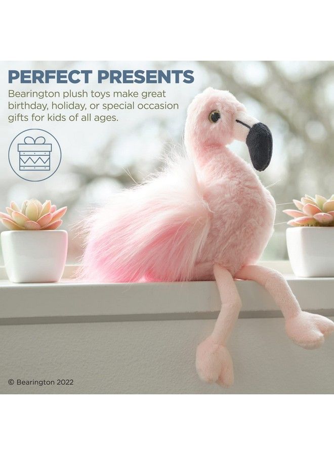 Bearington Lil’ Fifi Stuffed Animal: Stuffed Plush Flamingo Toy Ultra Soft 7” Fifi The Flamingo Made With Premium Fill Pink Fur And Fuzzy Wings; Machine Washable Great Gift For Animal Lovers