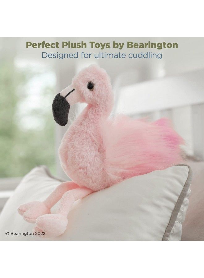 Bearington Lil’ Fifi Stuffed Animal: Stuffed Plush Flamingo Toy Ultra Soft 7” Fifi The Flamingo Made With Premium Fill Pink Fur And Fuzzy Wings; Machine Washable Great Gift For Animal Lovers