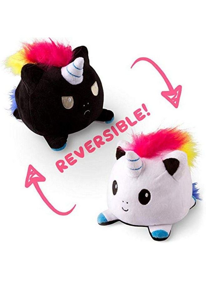 The Original Reversible Unicorn Plushie Light + Dark Rainbow Cute Sensory Fidget Stuffed Animals That Show Your Mood