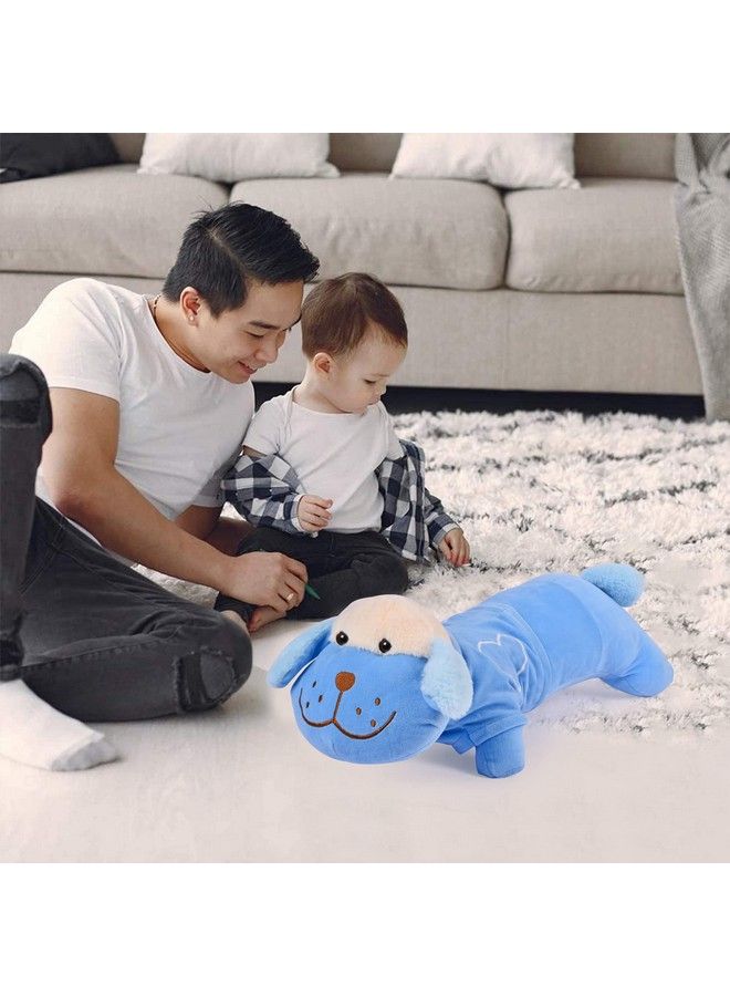 Big Size Fibre Filled Stuffed Animal Zolo Dog Soft Toy For Baby Of Plush Hugging Pillow Soft Toy For Kids Boy Girl Birthday Gift (55 Cmblue)