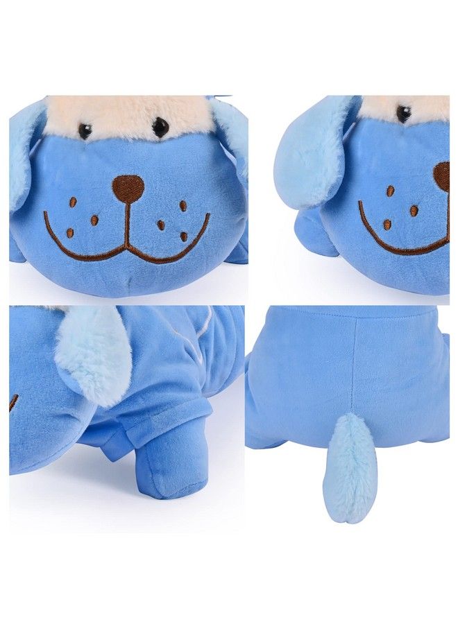 Big Size Fibre Filled Stuffed Animal Zolo Dog Soft Toy For Baby Of Plush Hugging Pillow Soft Toy For Kids Boy Girl Birthday Gift (55 Cmblue)