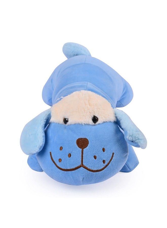 Big Size Fibre Filled Stuffed Animal Zolo Dog Soft Toy For Baby Of Plush Hugging Pillow Soft Toy For Kids Boy Girl Birthday Gift (55 Cmblue)