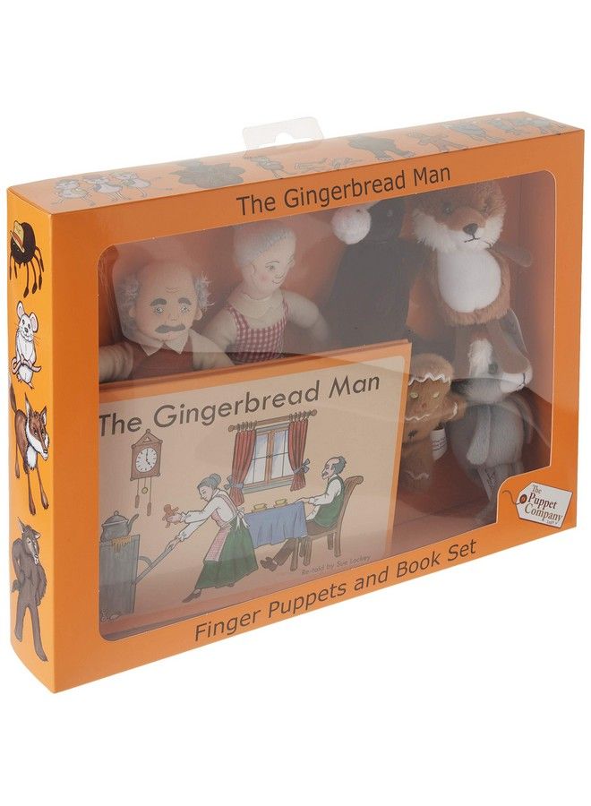 Traditional Story Sets The Gingerbread Man Book And Finger Puppets Set