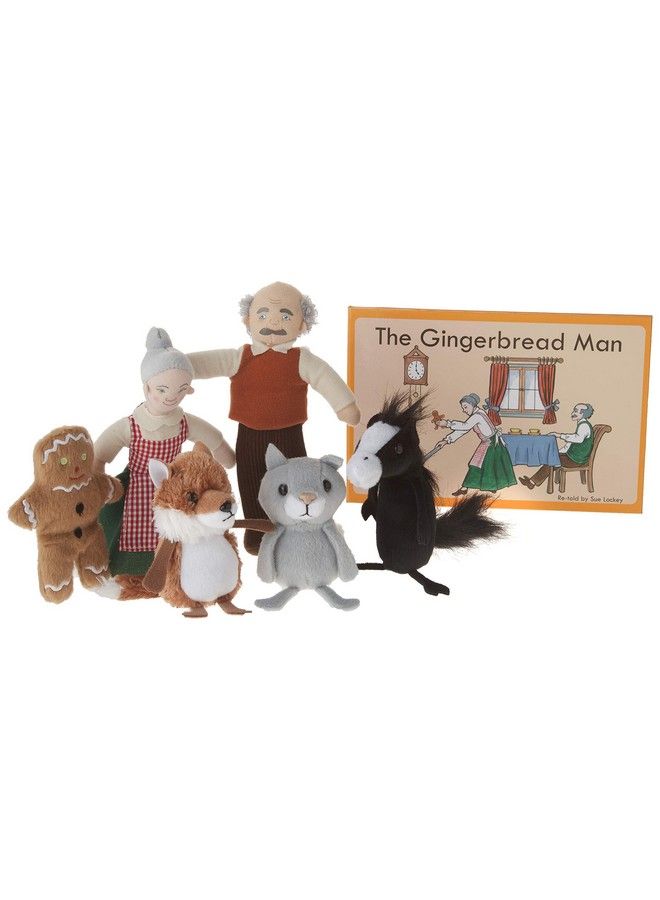 Traditional Story Sets The Gingerbread Man Book And Finger Puppets Set