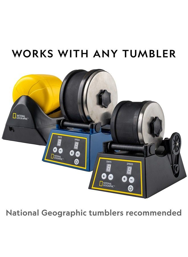 Rock Tumbler Grit And Polish Refill Kit Tumbling Grit Media Polish Up To 20 Lbs. Of Rocks Works With Any Rock Polisher Rock Tumbler Supplies