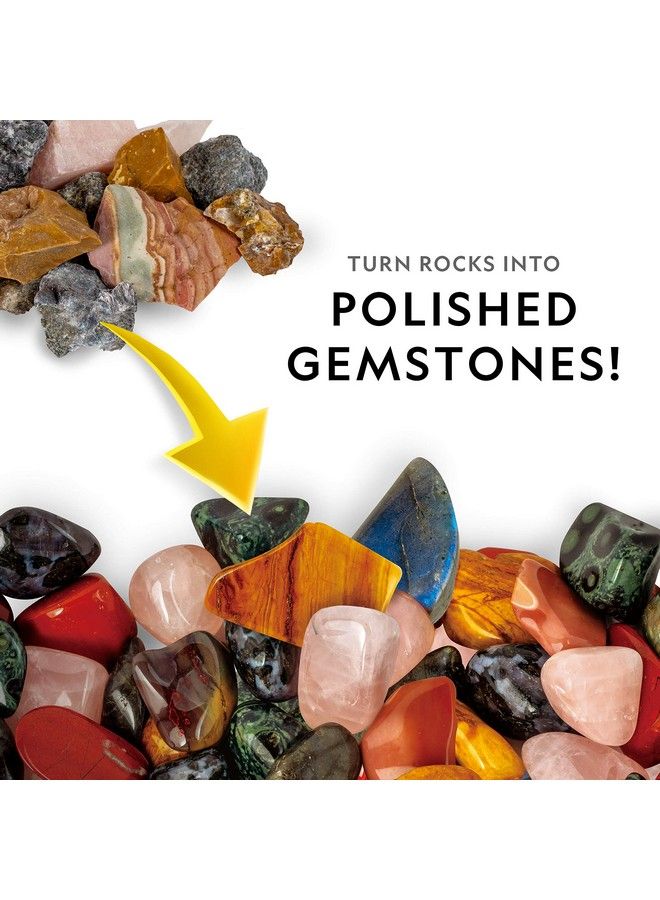 Rock Tumbler Grit And Polish Refill Kit Tumbling Grit Media Polish Up To 20 Lbs. Of Rocks Works With Any Rock Polisher Rock Tumbler Supplies