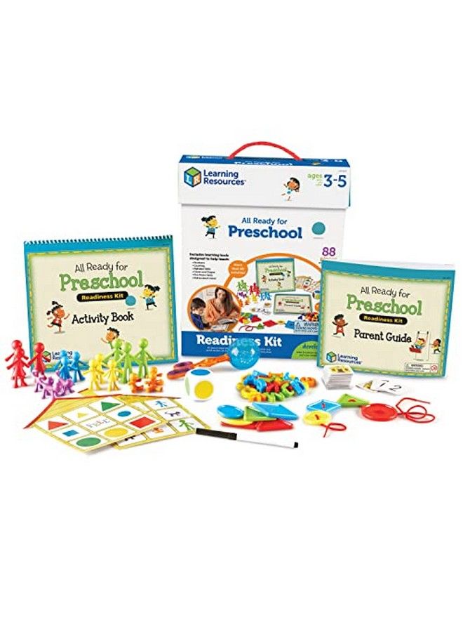 All Ready For Preschool Readiness Kit 60 Activities Set Ages 3+ Kindergartner Preparation Kit Preschool Homeschool Preschool Curriculum Kit