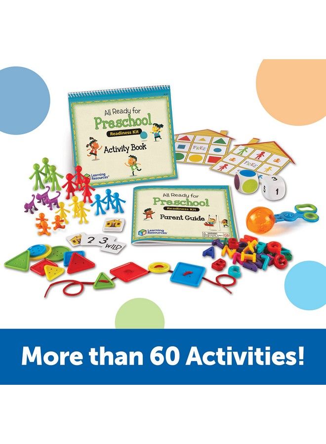 All Ready For Preschool Readiness Kit 60 Activities Set Ages 3+ Kindergartner Preparation Kit Preschool Homeschool Preschool Curriculum Kit