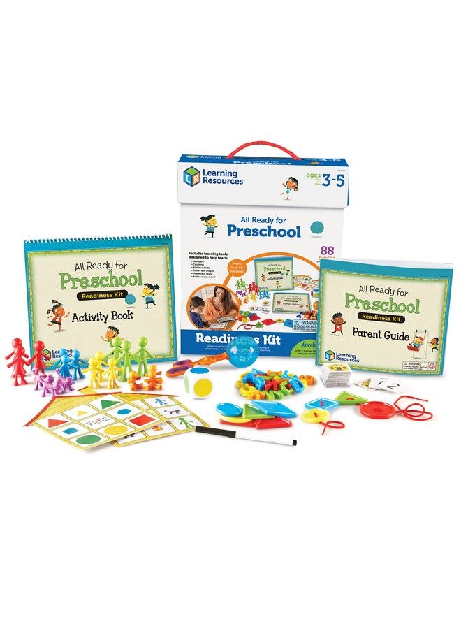 All Ready For Preschool Readiness Kit 60 Activities Set Ages 3+ Kindergartner Preparation Kit Preschool Homeschool Preschool Curriculum Kit