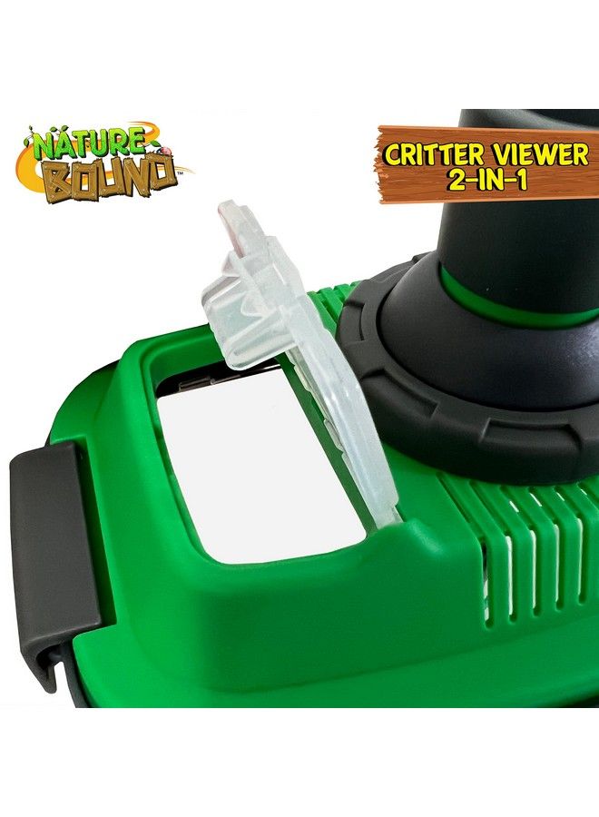 2 In 1 Habitat With Microscope For Insects And Other Critters Includes Removable Lid With Vents Removable Portable Microscope