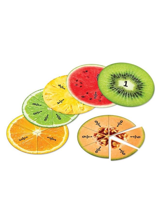 Magnetic Fruit Fractions Number Learning For Kids Math Montessori Math Games For Kids Educational Indoor Games 24 Pieces Age 6+