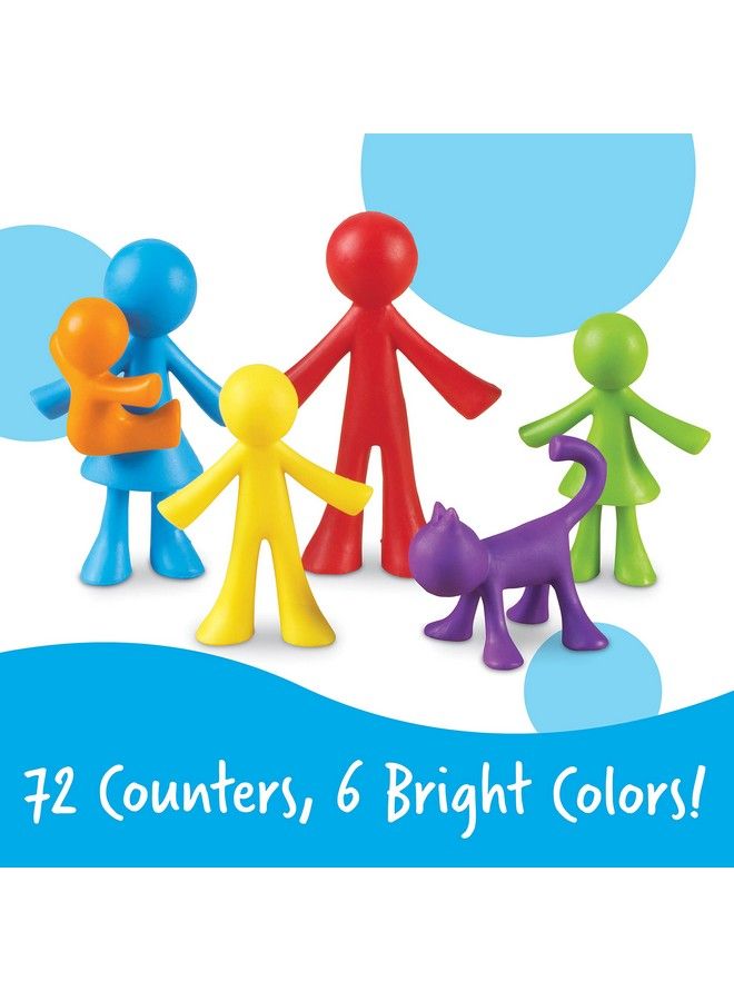 All About Me Family Counters Sel Assorted Colors And Shapes Set Of 72 Ages 3+