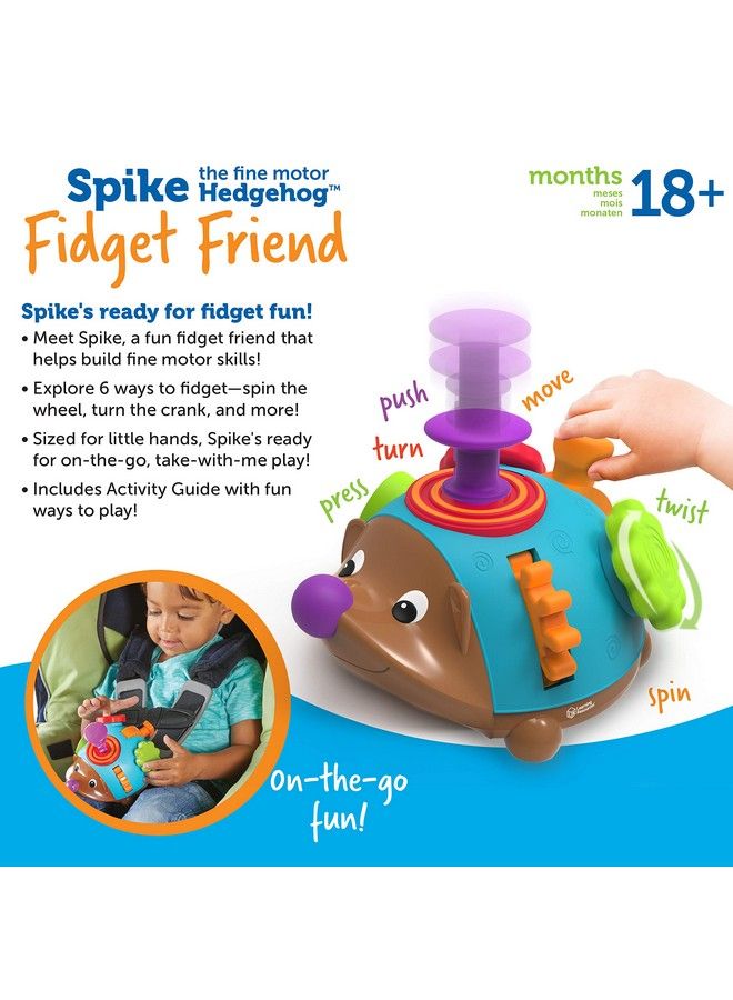 Spike The Fine Motor Hedgehog Fidget Friend Ages 18+ Months Fine Motor And Sensory Play Toy Educational Toys For Toddlers Toddler Montessori Toys