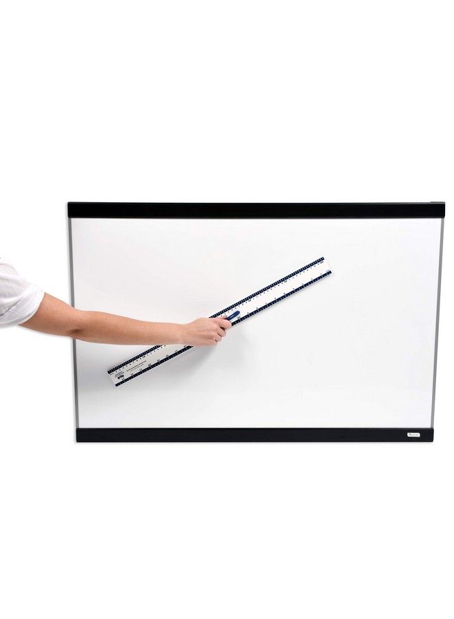 Magnetic Dry Erase Straight Edge 24” Jumbo Teaching Ruler Measurement Tool For Whiteboards And Chalkboards