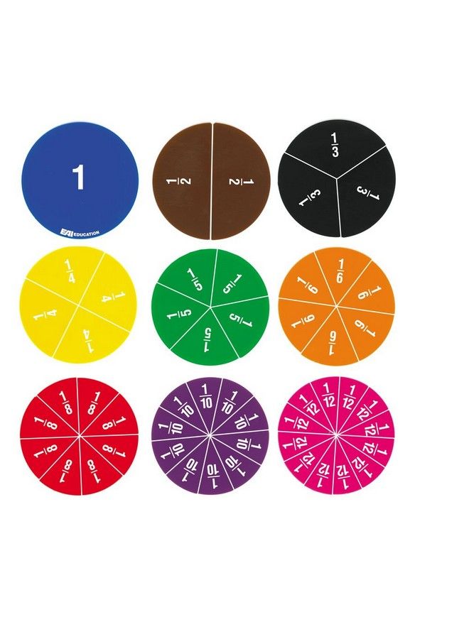Fraction Circles: Numbered Set Of 51