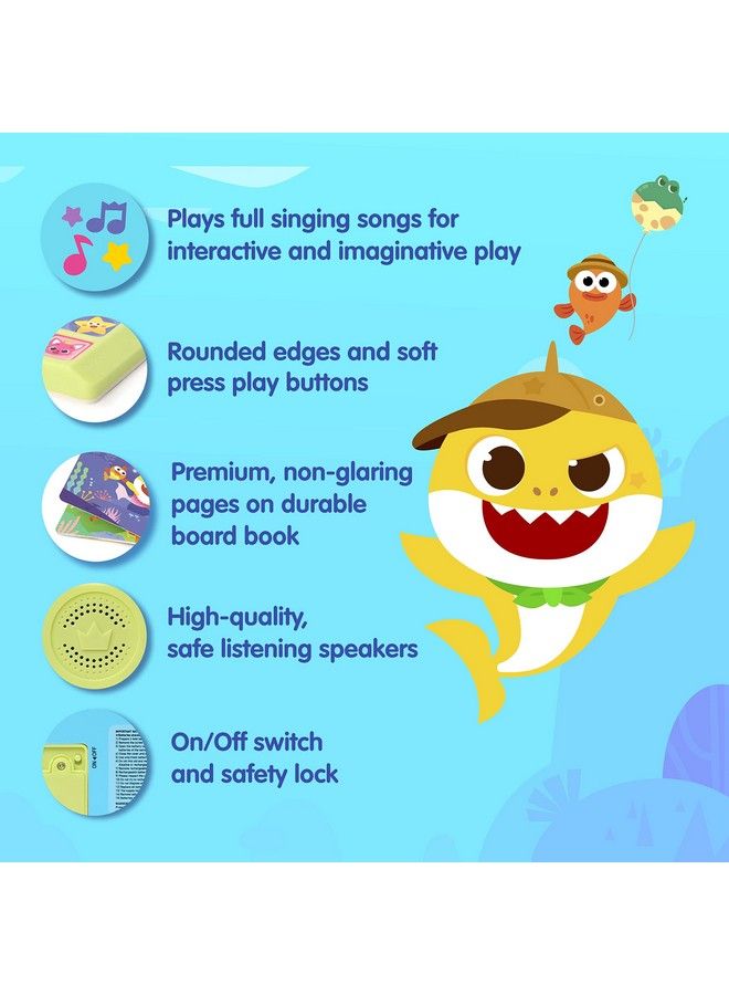 Baby Shark Animal Songs 10 Button Sound Book ; Learning & Education Toys ; Interactive Books For Toddlers 1 3 ; Gifts For Boys & Girls