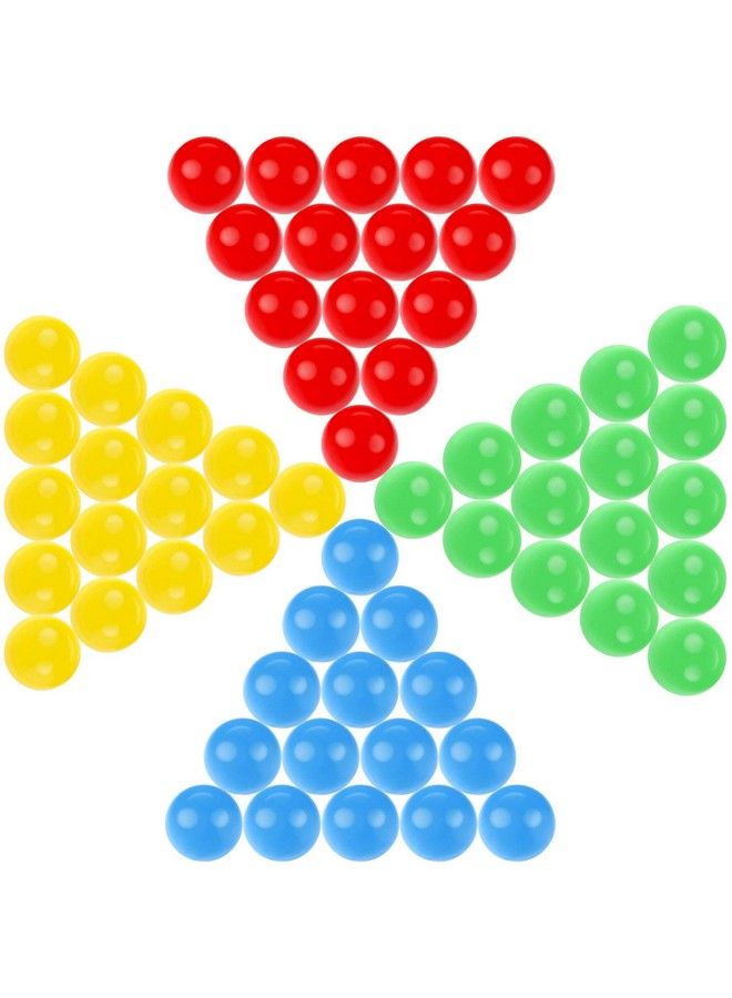 150 Pieces 144 Mm Game Replacement Marbles Plastic Colored Game Balls Compatible With Hungry Hungry Hippos Greedy Frog