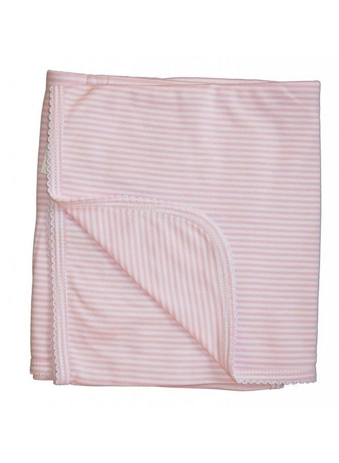 Simple Stripes Blanket Pink One Size