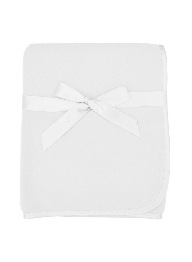 Fleece Blanket White 30 X 30 For Boys And Girls