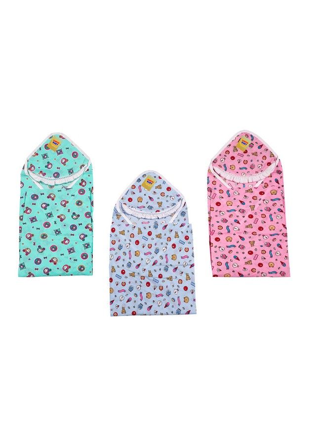 New Born Baby Cotton Single Layer Blanket With Friel(0 6 Monthsl 32Inchsb 28 Inchs)