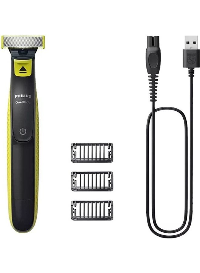 One Blade Electric Shaver QP2724/10 Black & Lime