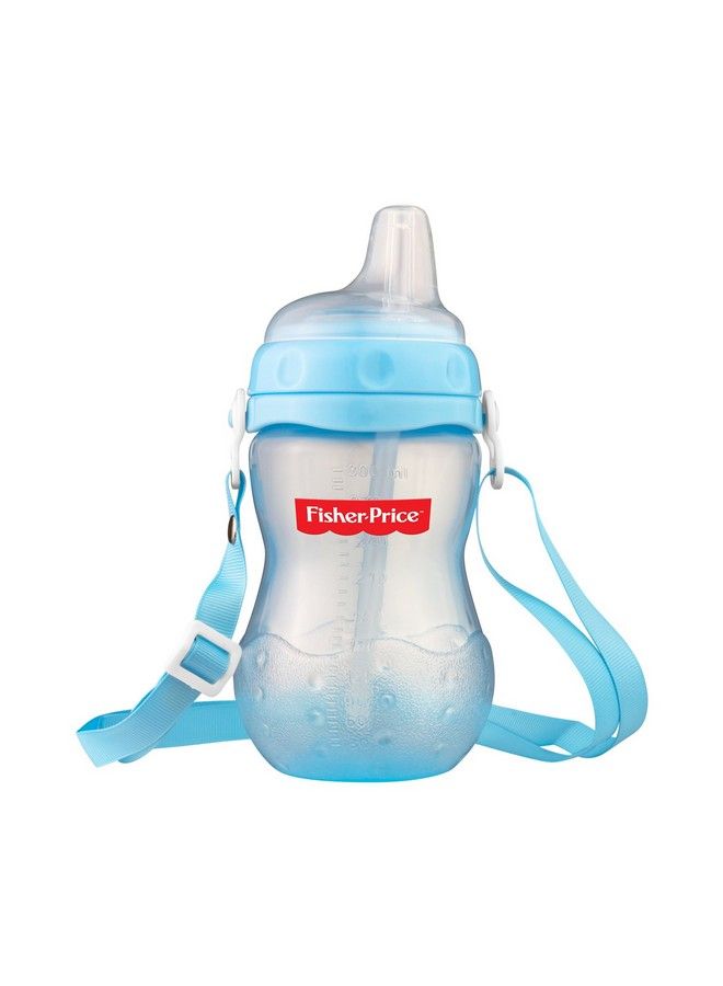 Fisher Price Baby'S Flexi Straw Sippy Cup 10Oz;300Ml (Blue 8 Months)