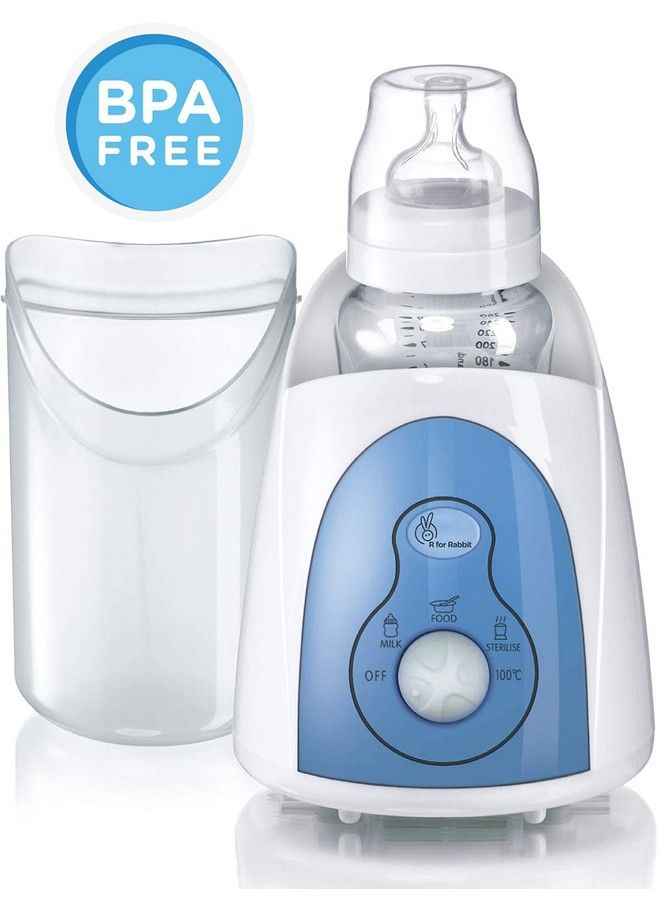 Hot Bot 5 In 1 Electric Baby Bottle Warmer & Sterilizer Electric Baby Milk Food & Water Heater With Lcd Temperature (White)